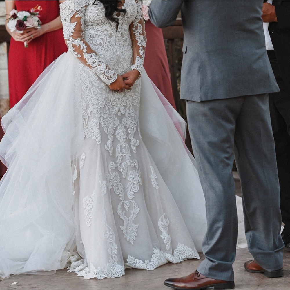 Maggie Soterró wedding Dress and Overlay